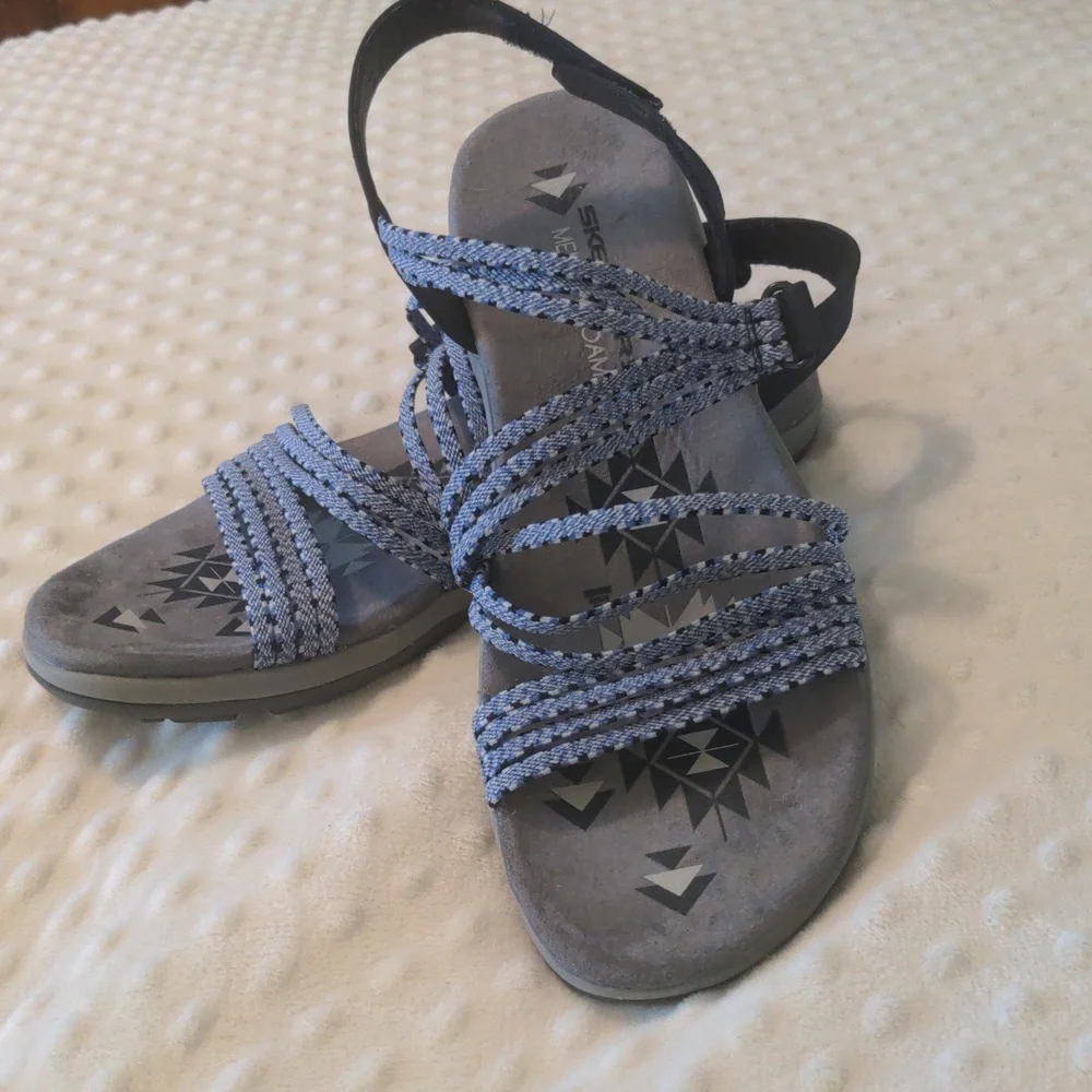 Skechers sandals sz 10 - Picture 1 of 3